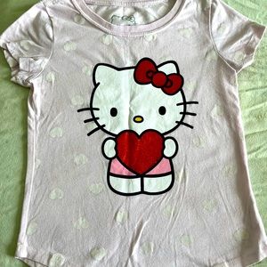2 Girls Size Small Hello Kitty T-shirts - great condition!